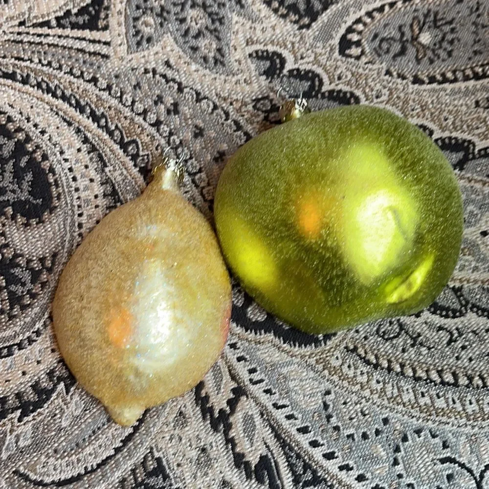 APPLE & Fig Designer Ornaments!